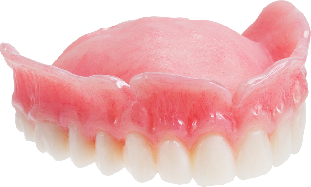 Съемный пластиночный протез. Пластмассовые искусственные зубы. Искусственная челюсть.